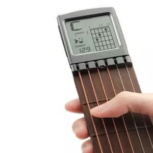 휴대용 미니 기타 운지법 코드연습기 led화면 포켓