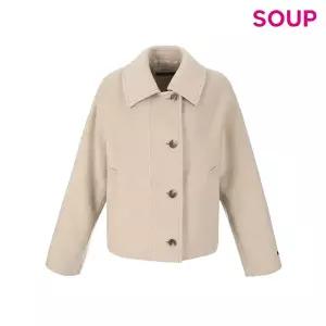 [롯데백화점]SOUP 스탠카라 크롭 숏 코트(SBAJK90)