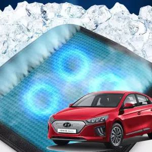 더뉴아이오닉 호환 차량용 쿨링시트 메쉬 4팬용방석 사무실 여름방석 자동차 의자 아이스 휴대용 용통풍 용