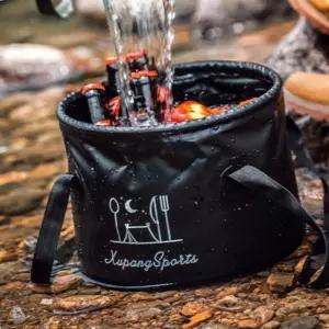 방수물통 캠핑 접이식 버킷 라운드 20L설거지통 가방 장비 미니멀용품 바스켓 캠핑용