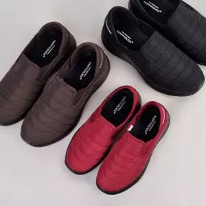 누빔 방한화 남성 여성 겨울 다용도 슬립온 생활수털신발 운동화 기모 작업화 패딩온 스니커즈 털온 슈즈