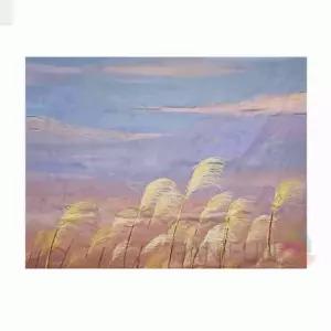 패브릭포스터 갈대 L 테피스트리그림가리개 대형 감성 카페벽장식 매장인리어소품 인리어 아트 현수막 가리