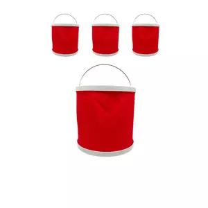 캠핑 낚시 세차에 사용하는 접이식 바스켓 X 4개입 용물통 용바 용품 차박 다용도 설거지통