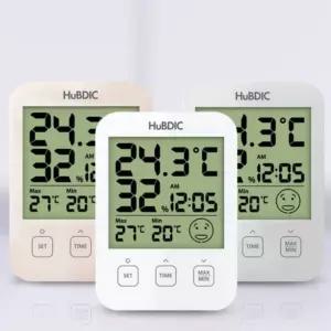 온습도계 온도 시간 표시 전자 신생아 디지털시계산업용 아날로그 벽걸이 휴대용 온계검 현장 정밀 온센서
