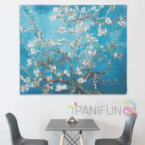 꽃피는아몬드 포스터 M 명화프린트유화그림 아트 거실 유가 미술작품 홈인테리어소품 엔틱 원룸꾸미기 용품