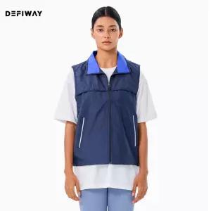 남녀공용 이벤트 카라 배색 조끼단체경량 스포츠 베스트 여성