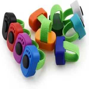 개/고양이/말/새 또는 기타 동물을 위한 손가락 링 10팩을 갖춘 루콘라 개 클리커 - 훈련용 미니