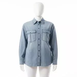 [이자벨마랑]ISABEL MARANT 25FW OVELIA CH0233FA C3G05E 30BU 오벨리아 데님 셔츠 832624