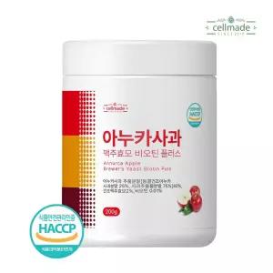 1병 아누카사과맥주효모비오틴플러스 200g 아누카사과분말 아누카사과추출분말 셀메이드 아누카사과