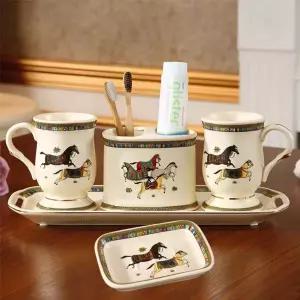 칫솔 치약 꽃이 여행용 세트 접이식 일회용