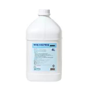 메디탑 소독용 에탄올 4L 에탄올액 피부 소독
