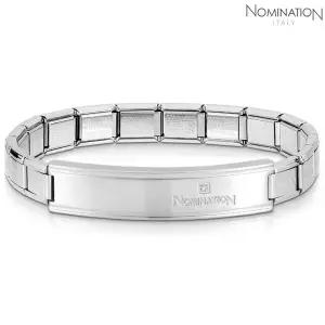 [노미네이션]팔찌 TRENDSETTER bracelets in stainless steel with diamonds 021107/005