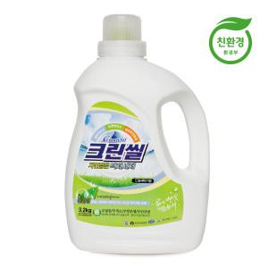 [환경부인증]친환경 거품적고 은은한향 실내건조 크린씰 대용량 액체세탁세제 3.2L (드럼용)