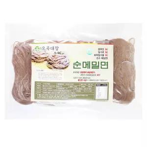 오곡대장 순메밀국수 500g, 수입산, 자가제면, 밀가루 없는 100%메밀면, 냉모밀, 온모밀, 들기름 막국수