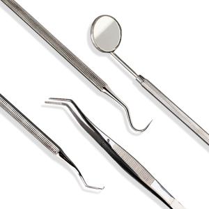 의료용 셀프 치경+치석제거기 세트/치간칫솔 구강세정 치아 치과용