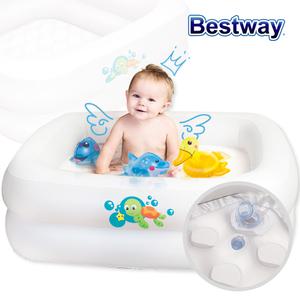 BW 51116 엠보싱 유아사각 목욕 풀장 아기 애견 욕조 볼풀장