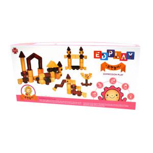 에드토이 에드플레이표현놀이42피스 회전자석원목블럭