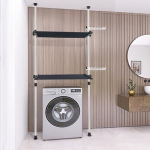 [가화행거]폭조절2단선반옷걸이팔행거(3LB2020A2)