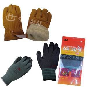3M 최고급등급 방한솜 슈퍼그립핫 겨울 방한 장갑 겨울용 혹한기 기모 털 냉동창고 작업용