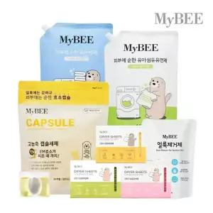 [15%즉할]마이비 건조기시트 외 세탁세제/얼룩제거/캡슐세제 모음전