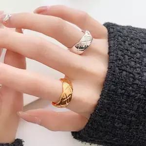 써지컬스틸 엘리스 반지 티타늄골드 액세서리 패션쥬얼리