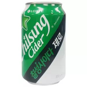 롯데 칠성 사이다 제로 업소용 355ml x 48캔 음료수