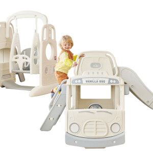 NEW 바닐라 프리미엄 버스미끄럼틀+연결그네