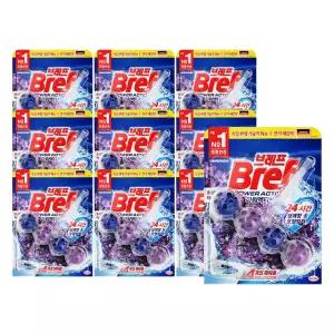 헨켈 브레프 변기 세정제 파워액티브 라벤더 x 10개