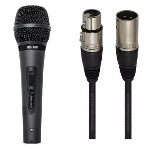 카날스 정품 MS-109 캐논-캐논 다이나믹 유선마이크 케이블 무료 고감도 다용도마이크
