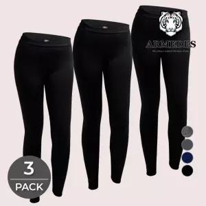 아르메데스 겨울용 기능성 여자 9부 기모 레깅스 AR-40 3P