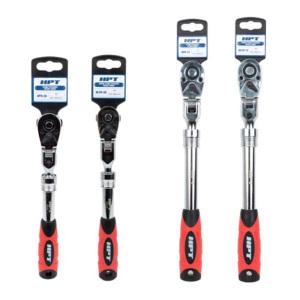 HPT 길이연장 플렉시블 라쳇 핸들 3/8인치 1/2인치 헤드고정 기능 소켓렌치