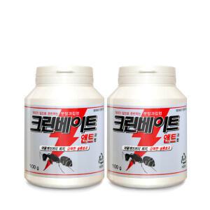 [먹이형 개미약] 국보싸이언스 개미약 크린베이트 앤트 과립 100g X 2개 + 먹이통8개 + 스푼2개