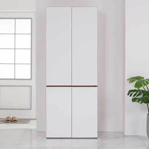 [바로방 가구]오프 800 주방 양문 수납장 키큰 홈카페 부엌 다용도 그릇 보조 선반장