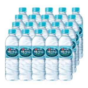 백산수 500ml 40병 백두산물 가정용 생수배달