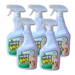 산도깨비 반려동물 탈취제 750ml 5개 강아지 고양이 배변냄새제거 피톤치드향