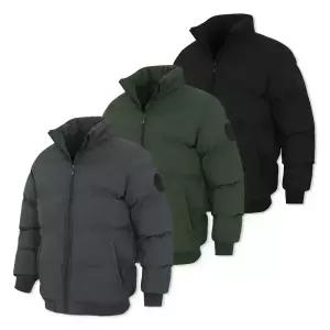 꽃중년 남자경량패딩 겨울 작업복 점퍼 방한 외투 상의 패딩 자켓 공항 돕바 보온 블루종 잠바 아빠 동계 빅사이즈