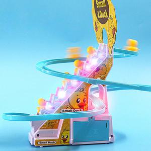 자동 스몰덕 오리 계단 슬라이드 미끄럼틀 장난감
