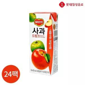 [NS홈쇼핑]롯데 델몬트 사과 드링크 190ml x 24팩[30438528]