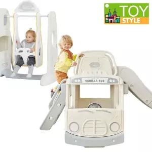 [NS홈쇼핑]바닐라 프리미엄 버스미끄럼틀+연결그네[31488648]