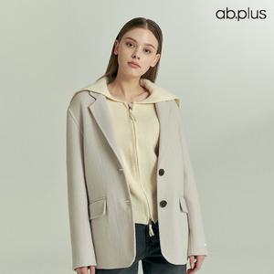 [ab.plus] 투버튼 포켓 핸드메이드 울 자켓 (LSW4MJ01A)