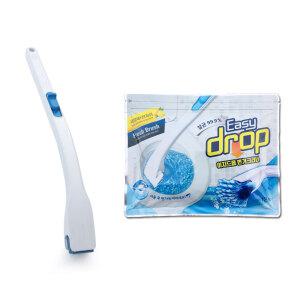 이지드롭 변기크리너 본품+리필 12개입 화장실청소 욕실청소