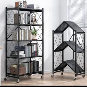 원터치 철제 폴딩선반 TV 홈쇼핑 완판 3초 접이식 수납 선반 3단 4단 5단