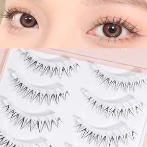 블링톡 인조속눈썹 5쌍 아이돌 셀프 연장 붙이기