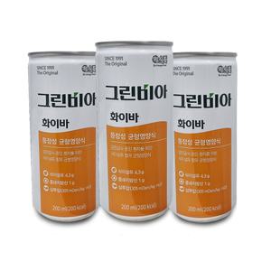 그린비아 화이바 식이섬유함유 200mlx30캔 균형 영양식 환자 장기간 경관급식 중인 환자용