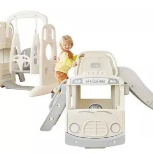 [eTV]NEW 바닐라 프리미엄 버스미끄럼틀+연결그네