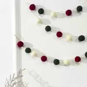 [텐바이텐]둔떼 폼폼 벽트리 울볼 가랜드