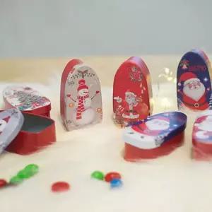 [텐바이텐]24P세트 크리스마스 눈사람 타원형 틴박스 선물 소품 틴케이스