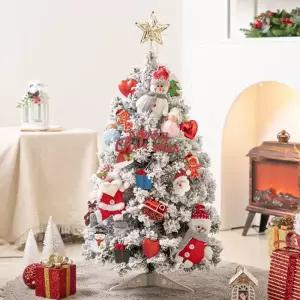 [텐바이텐]크리스마스 스노우 트리 장식 풀세트 스마일산타 90cm 양면