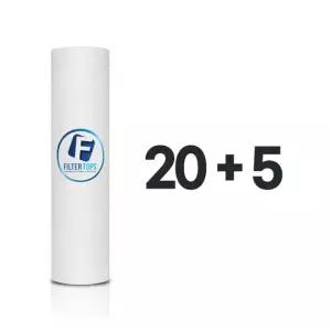 멜트브로운 침전필터 25개 10인치 하우징 1미크론