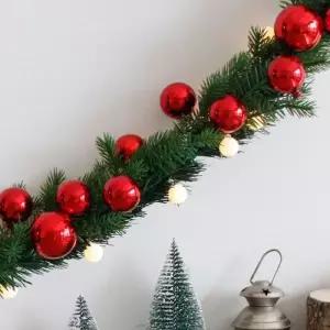 [텐바이텐]크리스마스 가렌드 전구 장식- 구슬가렌더